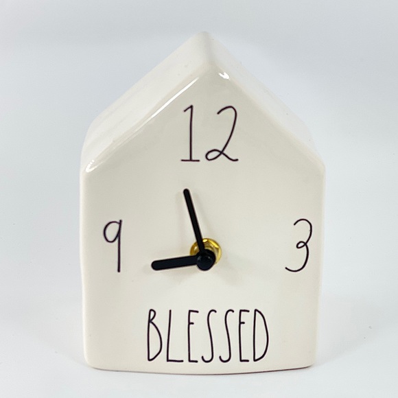 Rae Dunn Other - Rae Dunn by Magenta White Blessed Clock